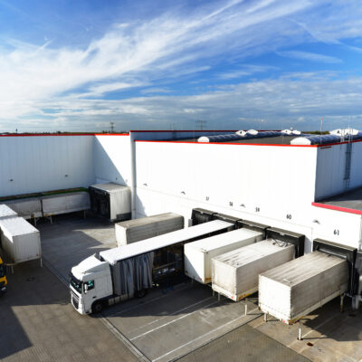 Logistics and goods storage - demonstrating the middle mile